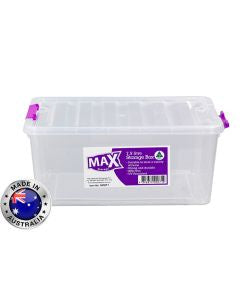 Max Storage Clip Top Lid Storage Box 7.9Ltr