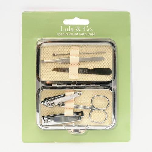 Manicure set with case 6piece set