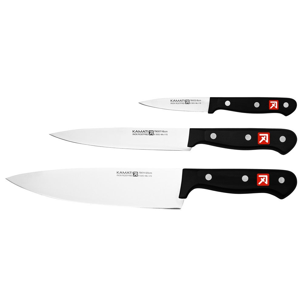Kamati 3pce cooks knife set