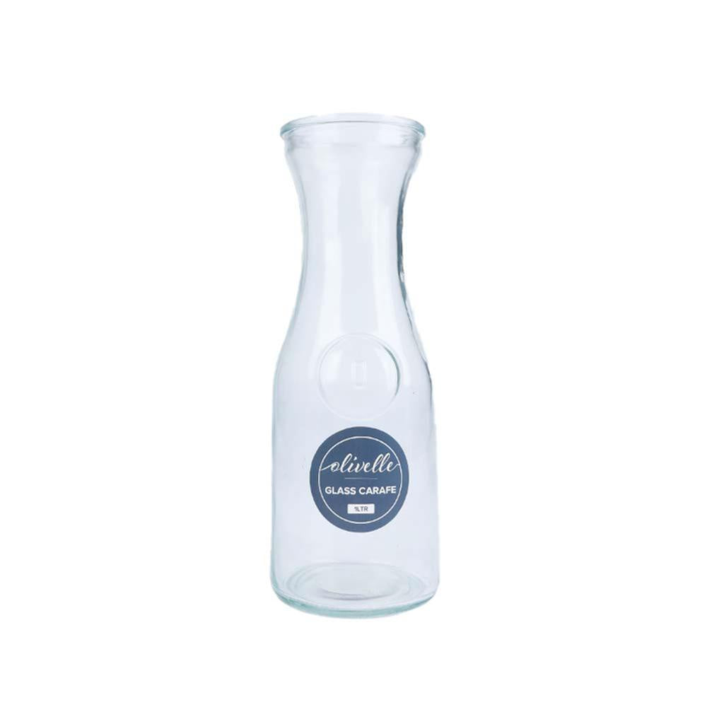 Glass carafe bottle 1lt
