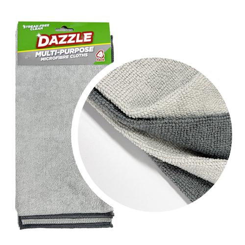 Microfibre cloth 4pk all purpose