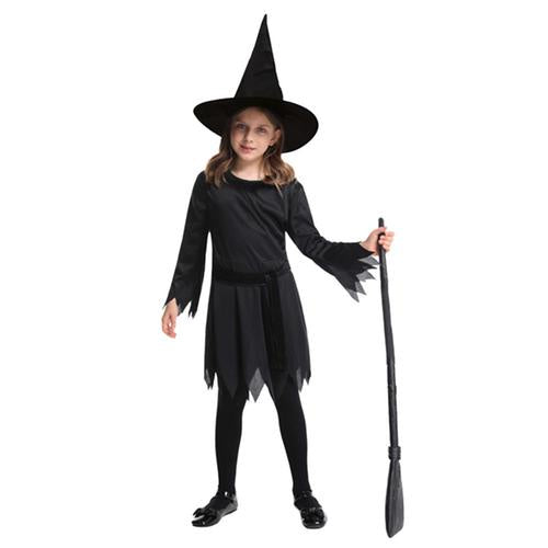 Costume kids black witch
