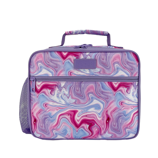 Insulated Crew lunch bag w/bottle holder Marbel swirls