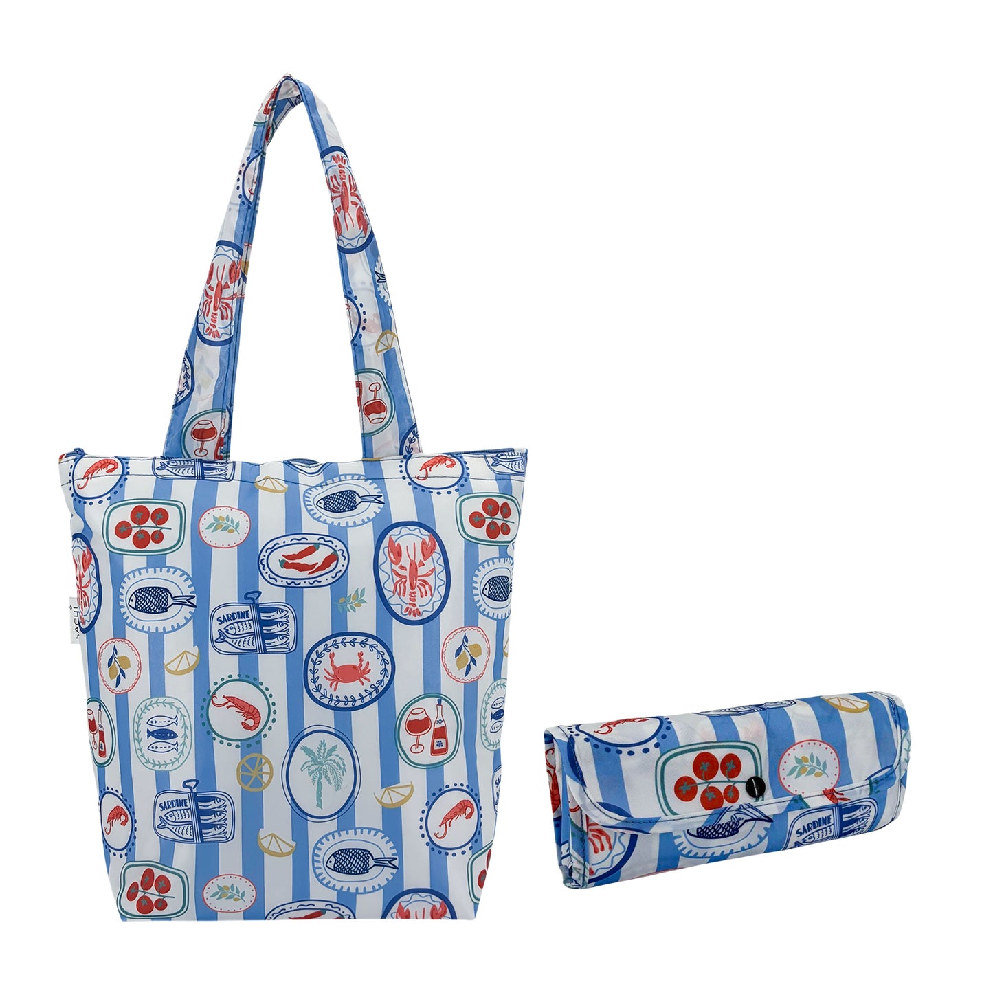 Insulated market tote bag Santorini