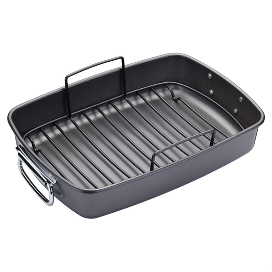 MasterCraft Non-Stick Roaster with Rack 40cm