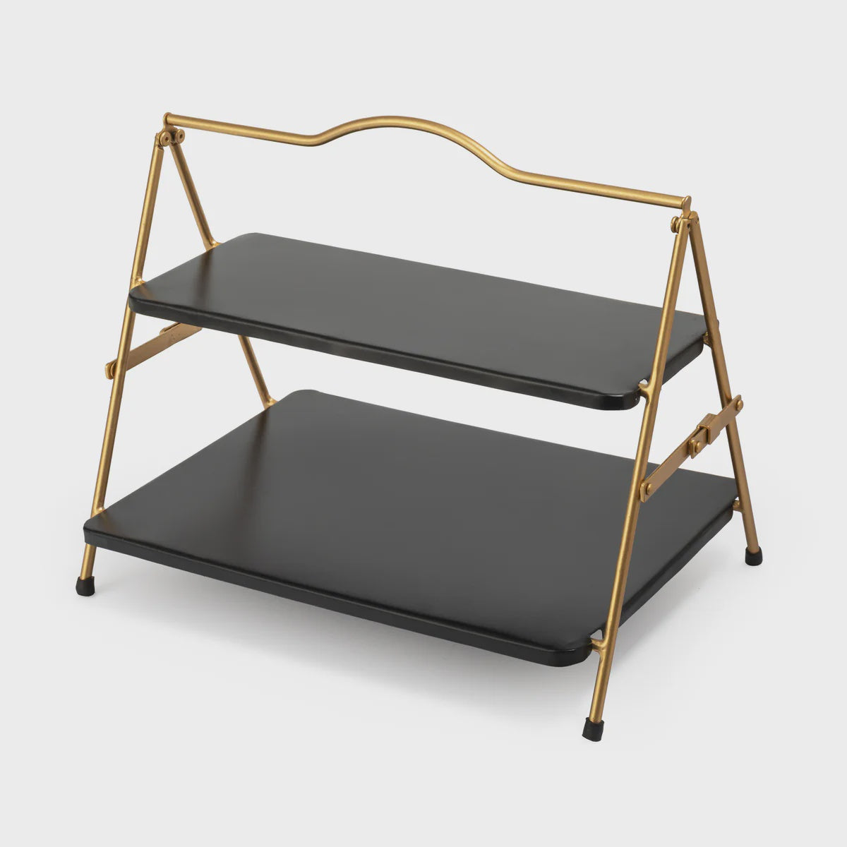 Artesa two tier serving stand metal