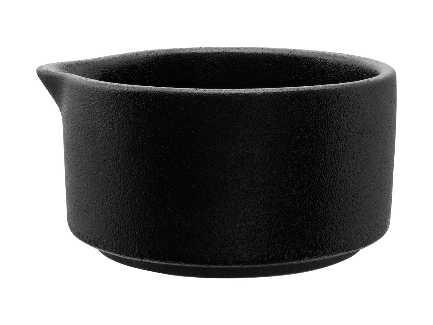 Caviar sauce dish/pourer 130ml black