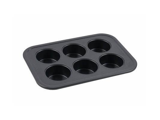 Ultimate non-stick large muffin pan 6 cup