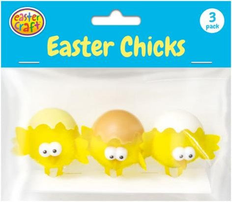 Hatching chicks 55mm 3pk