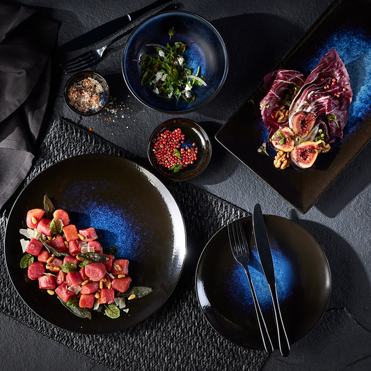 Caviar Midnight Blue Dinner Set 12pce