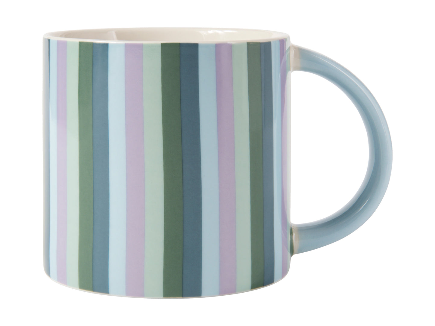 Maxwell & Williams Power Pop Stripes mug 400ml Lilac