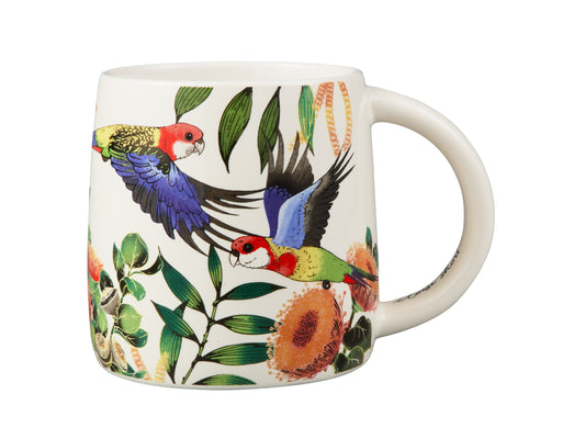 Eloise short native grace eastern rosella mug 350ml