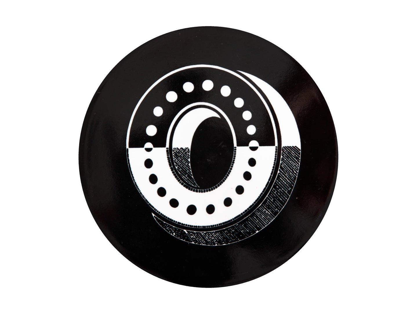 The Letterettes Ceramic Round Coaster 10.5cm "O" Gift Boxed