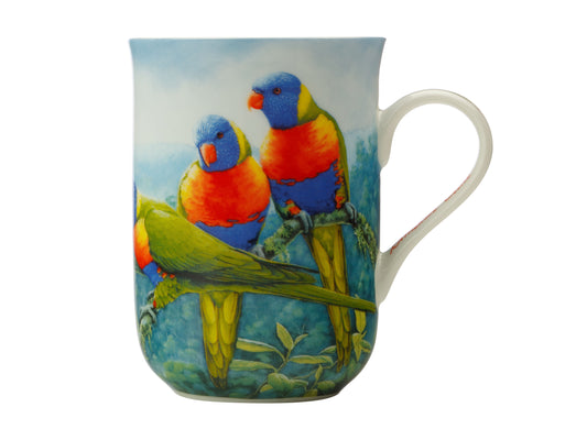 MW Birds of Australia KC 10yr Anniversary Mug 300ML Lorikeet Gift Boxed