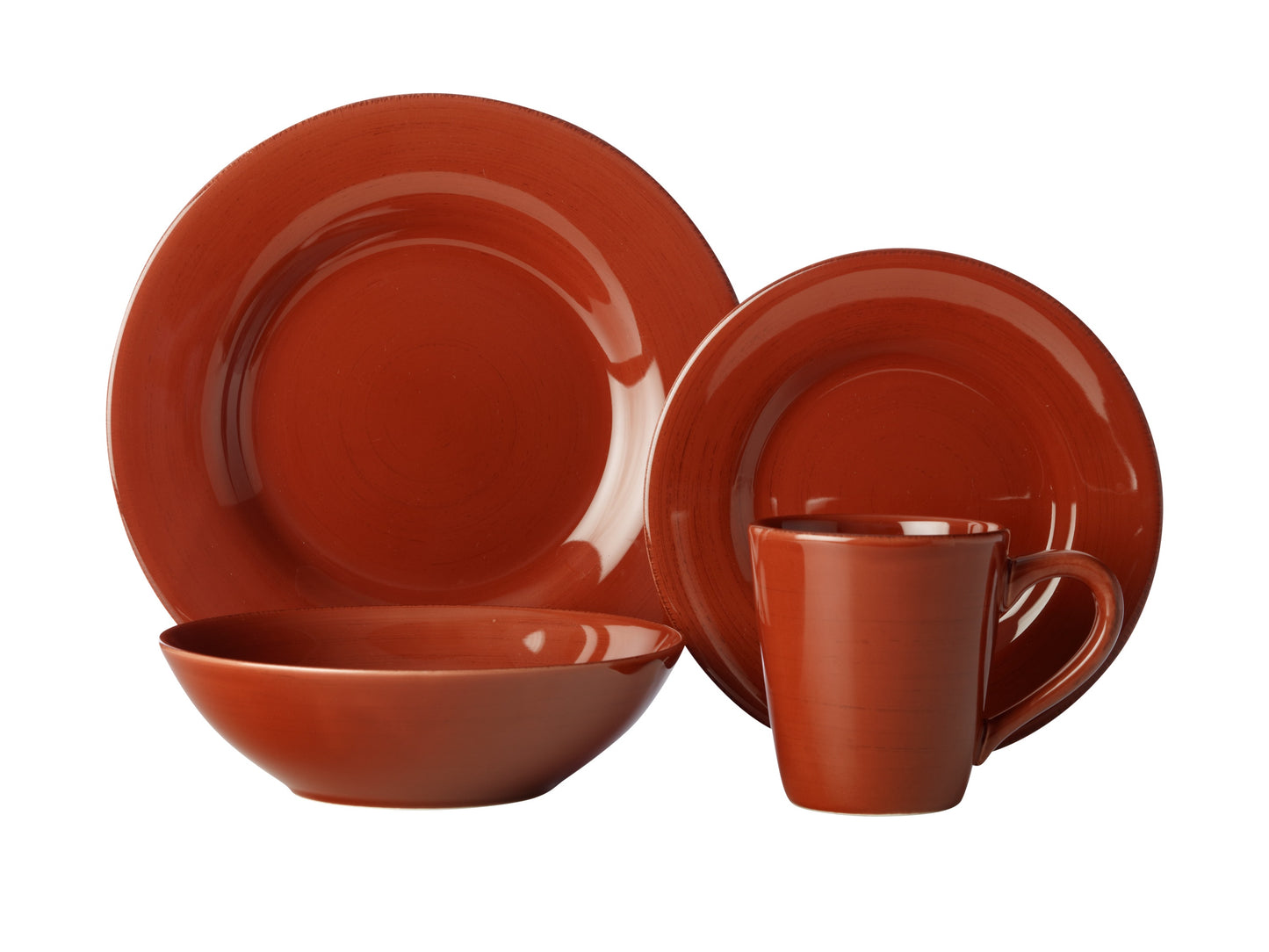 Casa Domani Portofino Dinner Set Terracotta 16pc