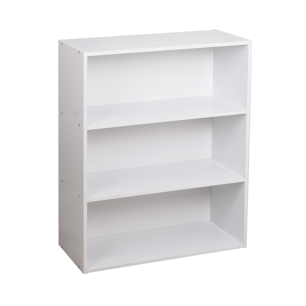 Bookcase 3Tier 61x24x75 white