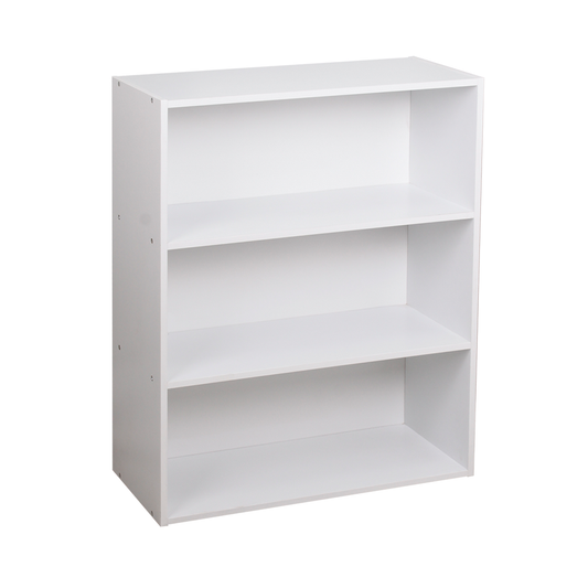 Bookcase 3Tier 61x24x75 white