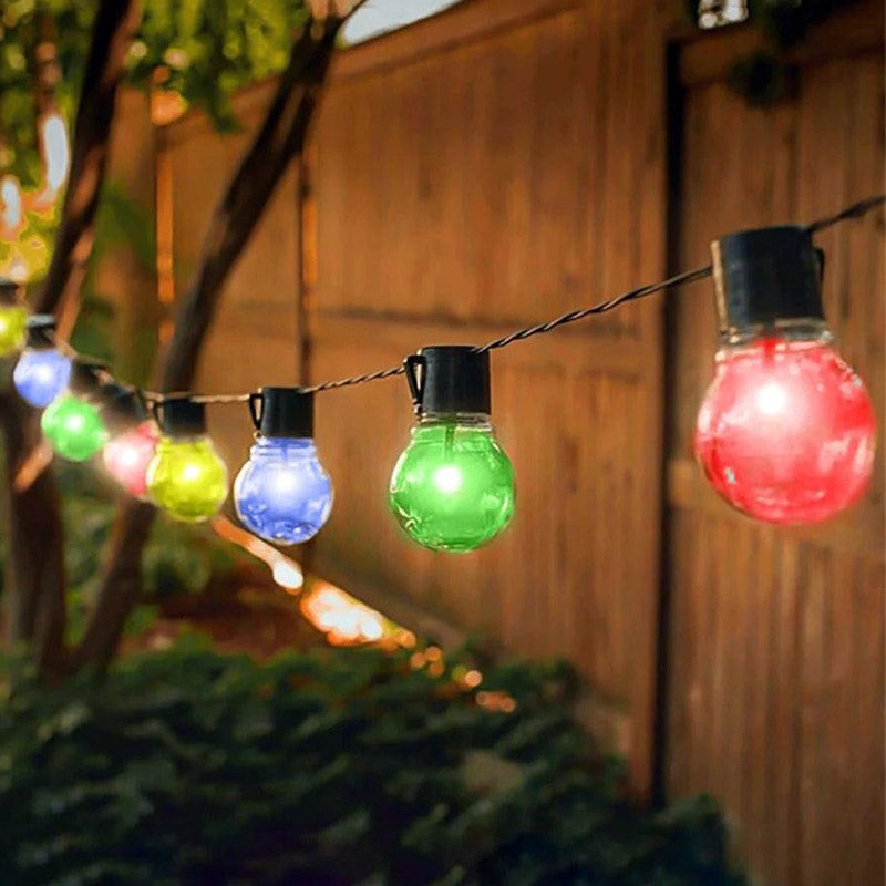 Illuminex Solar Festoon Multi Coloured Lights