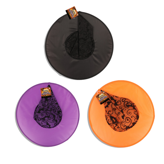 Witches hats adult 3 asst