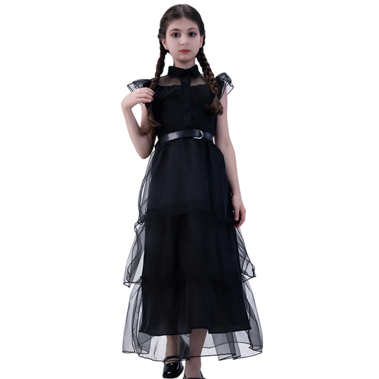 Costume kids raven girl