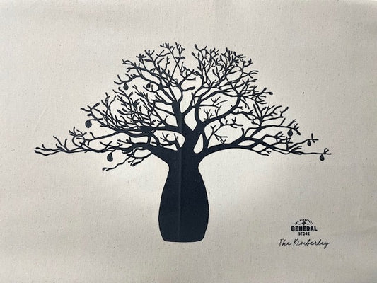 KGS cotton Boab print tea towel