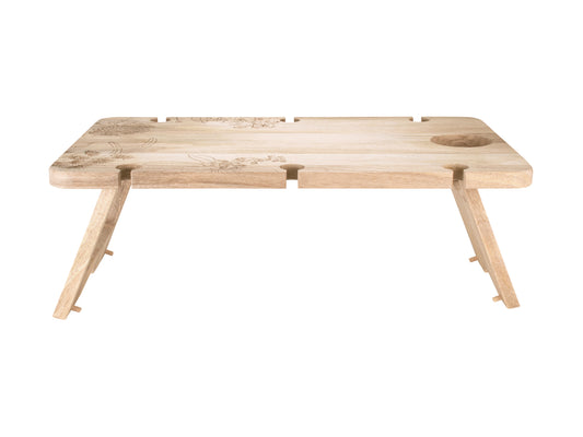 The Blck Pen golden summer folding picnic table 68x40x24cm