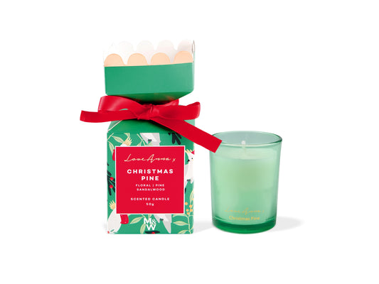 Festive down under fragrance candle 50g Christmas pine GB