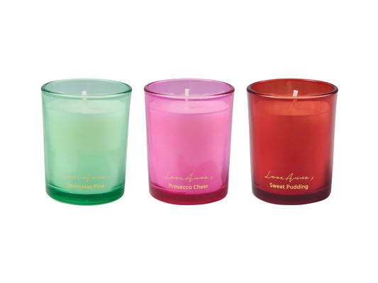 Festive down under fragrance candle 3pk GB