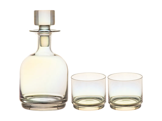 Maxwell & Williams Glamour Stacked Decanter Set Iridescent