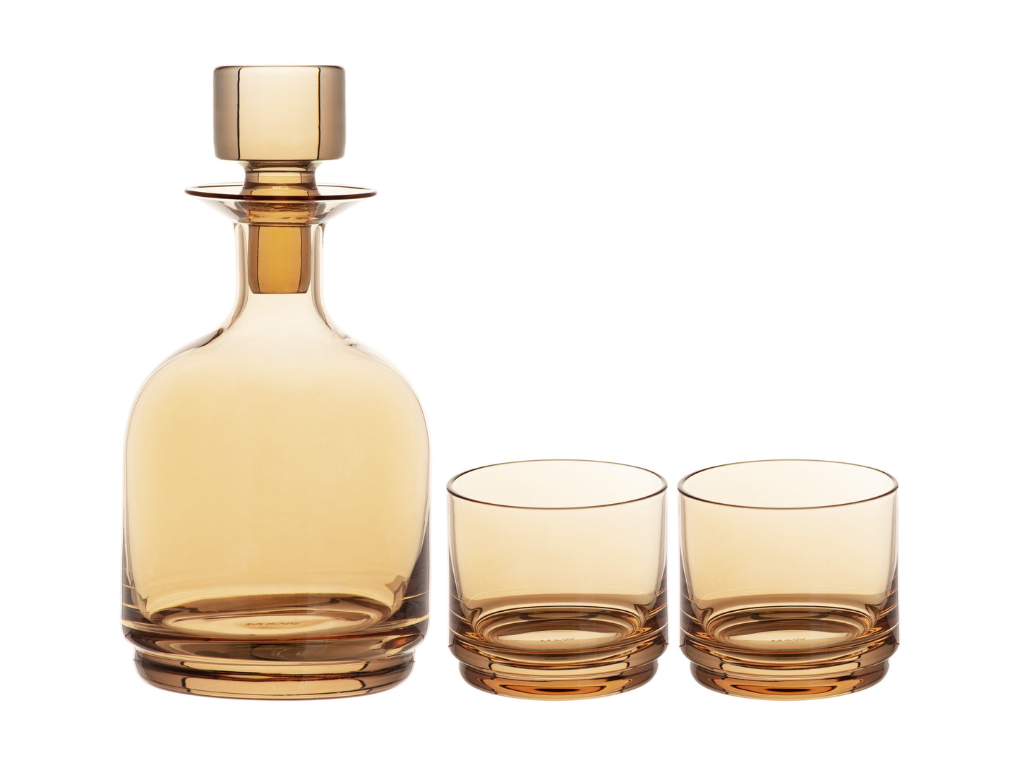 Maxwell & Williams Glamour Stacked Decanter Set Gold