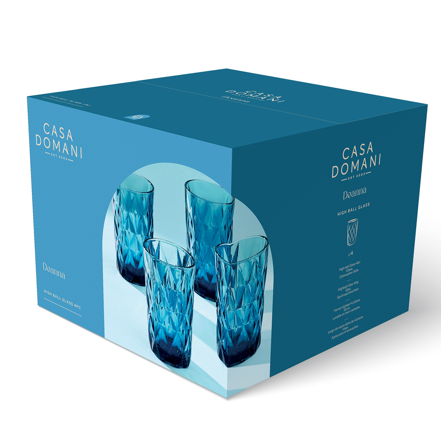 Deanna Highball Glass 4pce