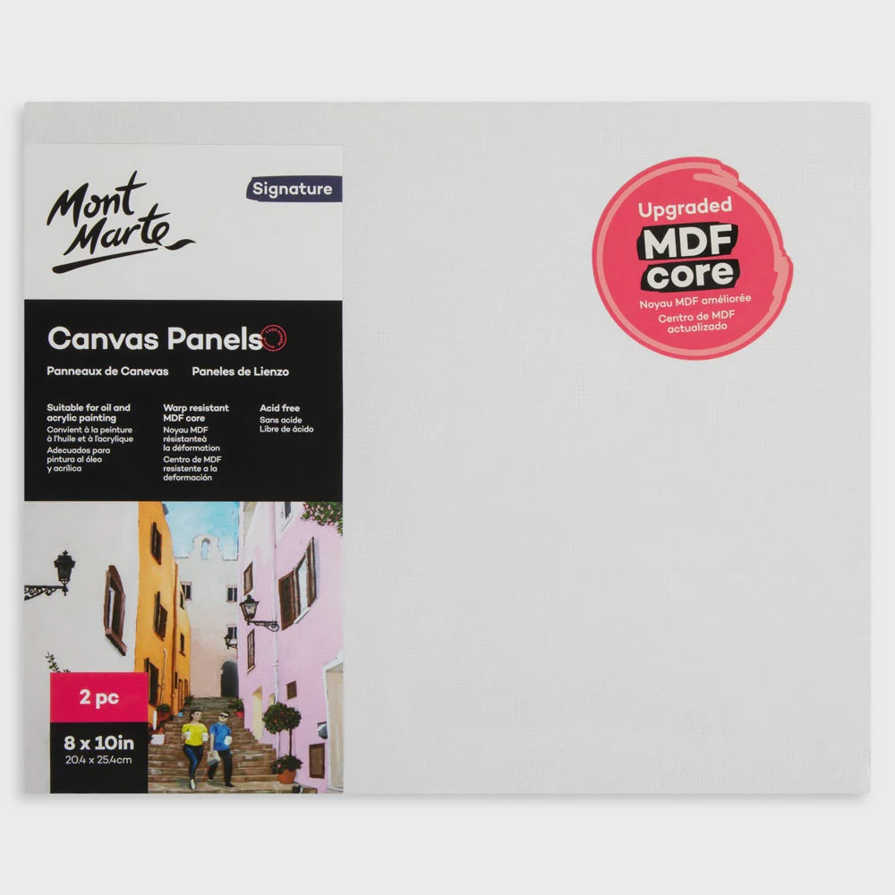 Canvas panel pack 2 20.4x25.4cm