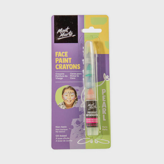 Face Painting Crayons 6 colours Pearl