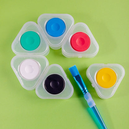 Tempera Paint Wheel Bright 6pce