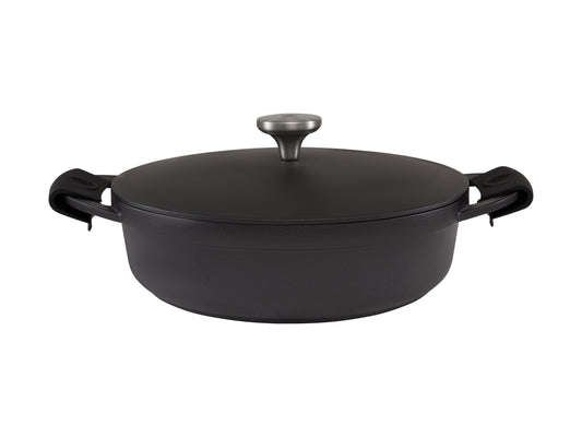 Cast Lite NS shallow casserole 28cm/4L Black