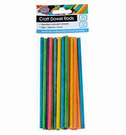 Craft dowel asst colours 150mmx5mm 25pack