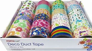 Deco duct tape 48mmx5m assorted design