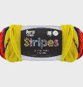 Stripes acrylic yarn 100g 188m 8ply indigenous