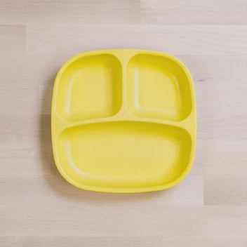 Divided plate yellow