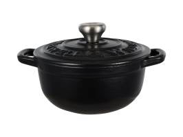 Cast Iron Cocotte Black 9.5cm/260ml