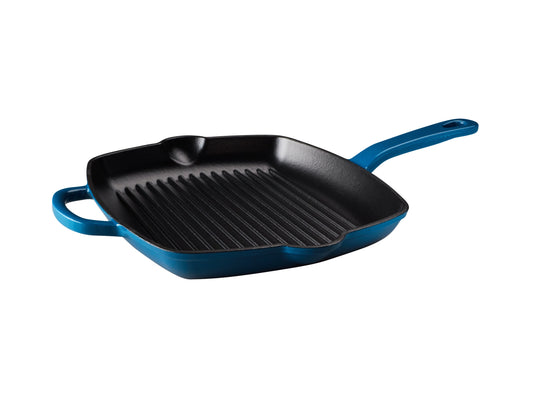 Cast Iron Griddle Midnight blue 26cm 1gift boxed