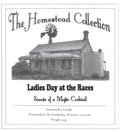 Ladies day at the races jar candle