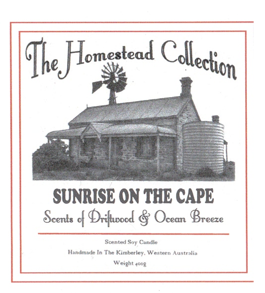 Sunrise on the cape jar candle