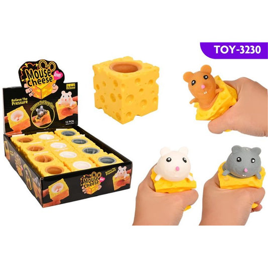 Pop up mouse in cheese 5cm