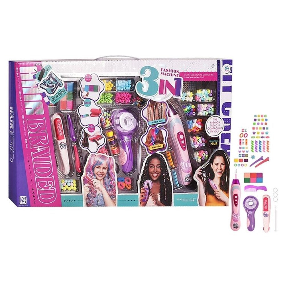 3 in 1 Large DIY hair braiding set