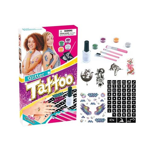 Glitter tattoo set 10pce