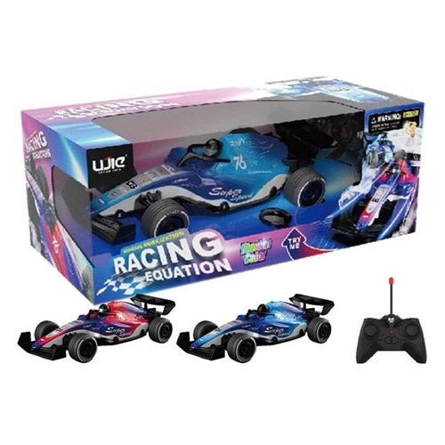 F1 remote control illuminating car