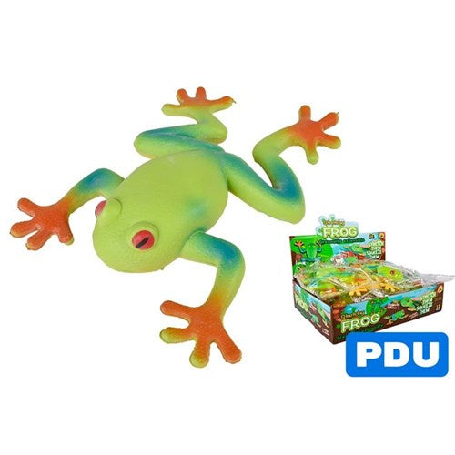 Stretchy squeeze frog 1pc