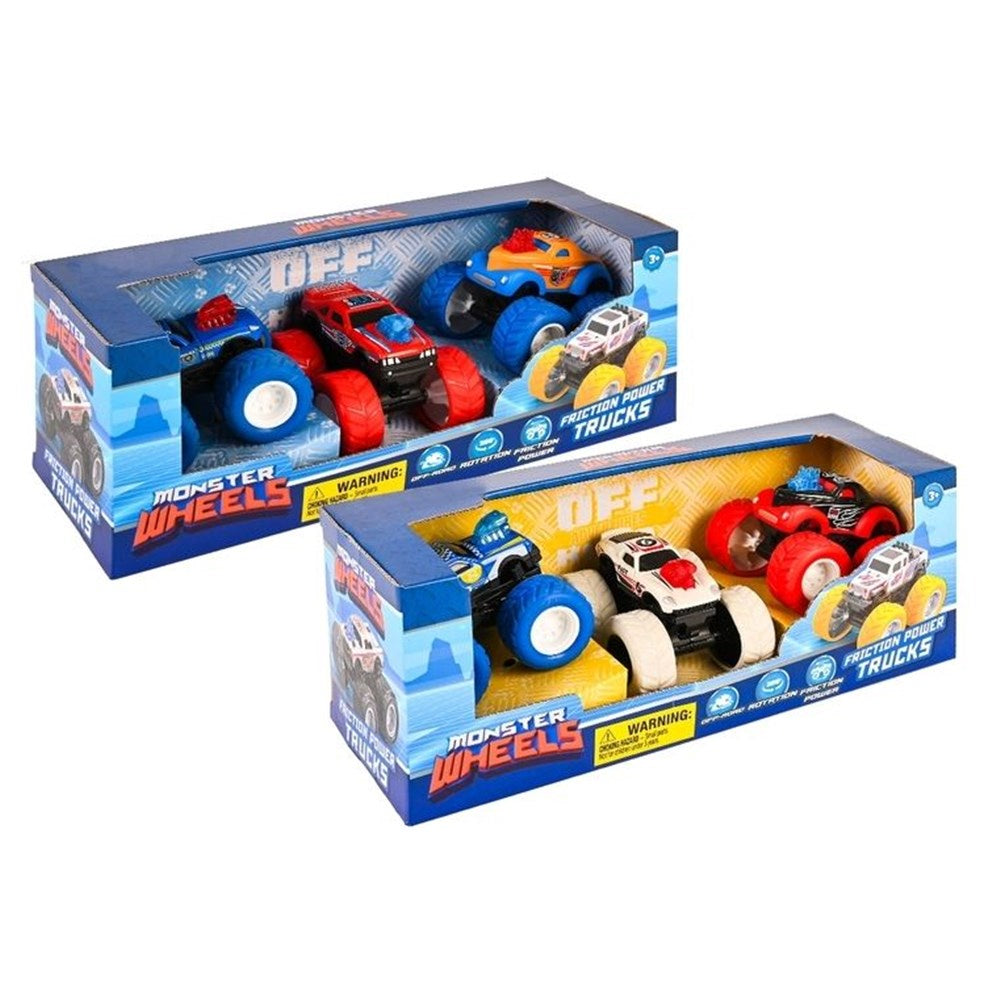Mini monster car set 3pc