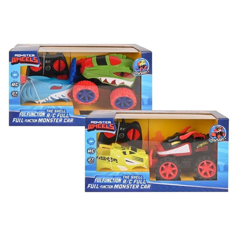 R/C monster car w/replaceable body